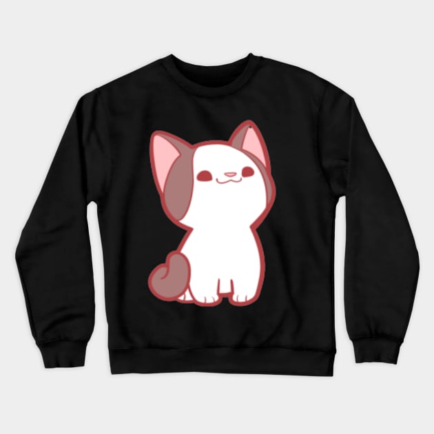 Pop Cat My Beloved Cat Meme Oatmeal Crewneck Sweatshirt by BobaPenguin